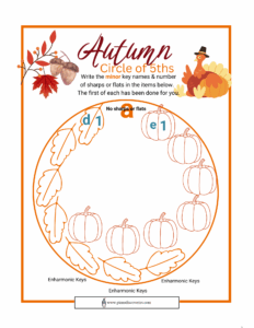 Autumn minor circle of 5ths