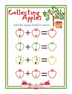 Collecting Apples Rhythm