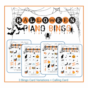 Halloween Piano Bingo Cover Image